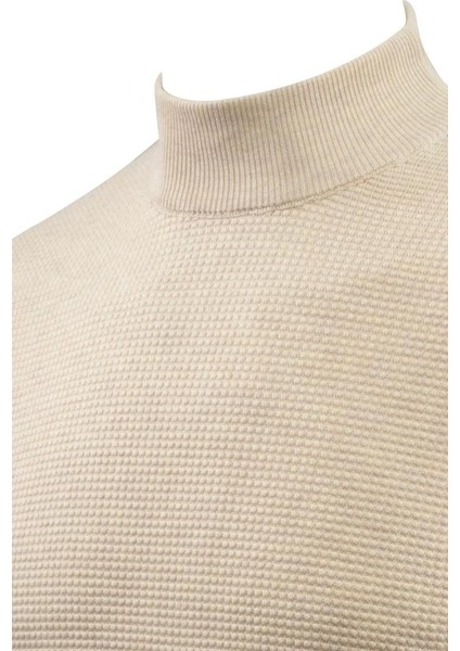 Erkek Yarım Balıkçı Kazak Triko Klasik Kalıp 5240B BGL-ST04856 fırsatları