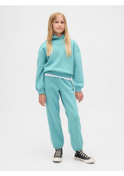 Kız Çocuk Turkuaz Vintagesoft Gap Logo Jogger Eşofman Altı