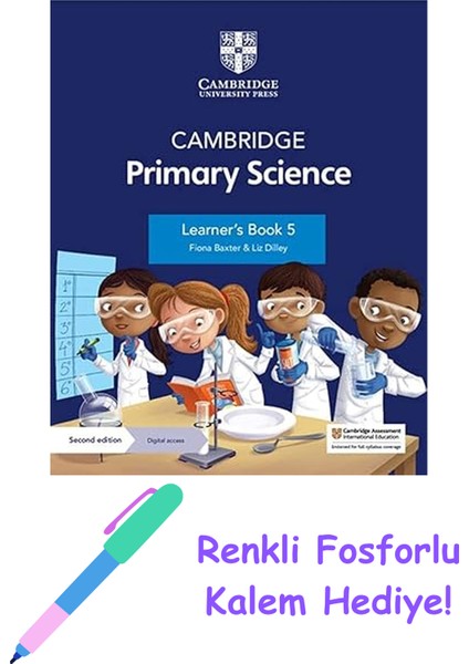 Cambridge Primary Science Learner's Book 5 With Digital Access (1 Year) + Fosforlu Kalem Hediye