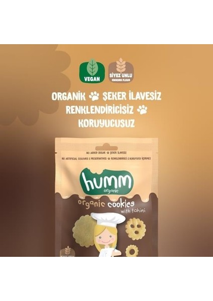 Humm Organik Tahinli ve Pekmezli Vegan Kurabiye 55 gr fiyatları