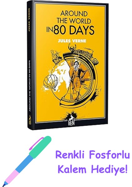 Around The World In 80 Days + Fosforlu Kalem Hediye