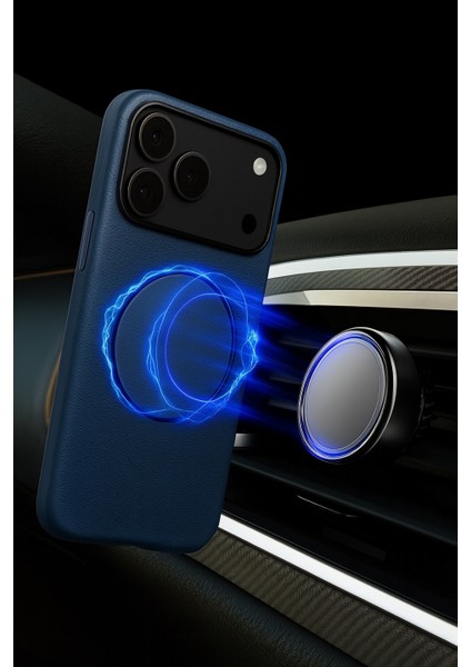 Monocase Iphone 17 Air Lacivert Magsafe Özellikli Deri Kılıf fiyatları