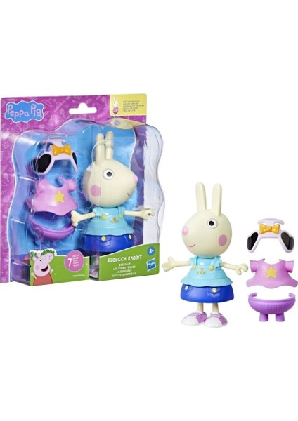 F8859 Peppa Pig ve Ailesi Kıyafetli Figür Seti +3 Yaş modelleri