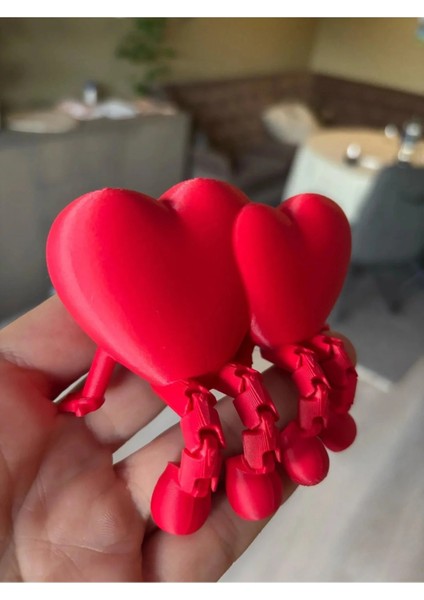 Sonsuza Dek Aşık – 3D Kalpli Dekoratif Figür | Romantik Tasarım fiyatları