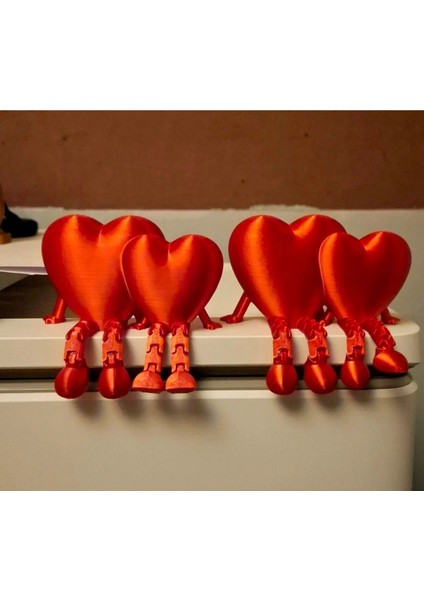 Sonsuza Dek Aşık – 3D Kalpli Dekoratif Figür | Romantik Tasarım modelleri