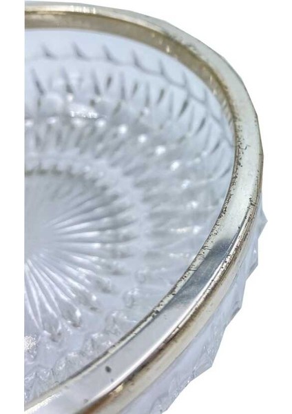 Kenarları Metal Eski Kristal Şekerlik AOB1983 fiyatları