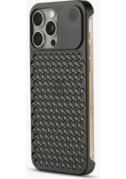 The Bulwark 15 Pro Max Siyah Alüminyum Alaşımlı,kokulu Metal Kızaklı Telefon Kılıfı fırsatları