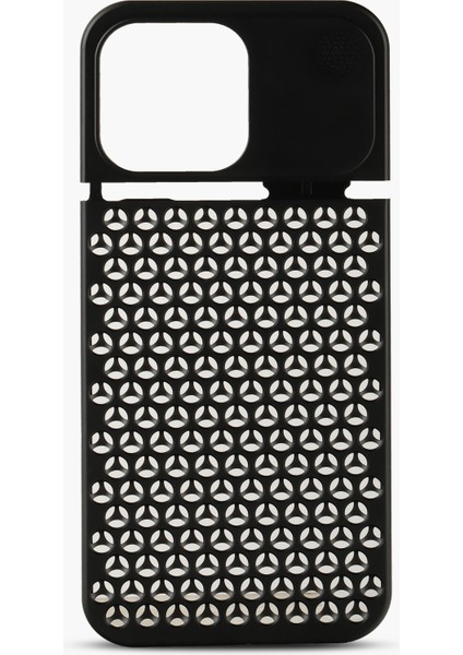 The Bulwark 15 Pro Max Siyah Alüminyum Alaşımlı,kokulu Metal Kızaklı Telefon Kılıfı