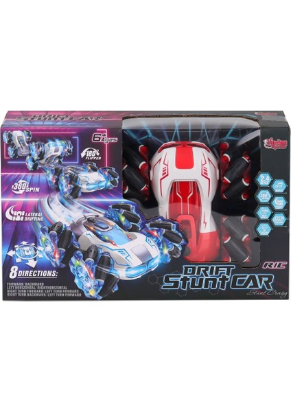 Hg4-33 Kumandalı Müzikli Işıklı Drift Stuntu Akrobat Araba -Vardem