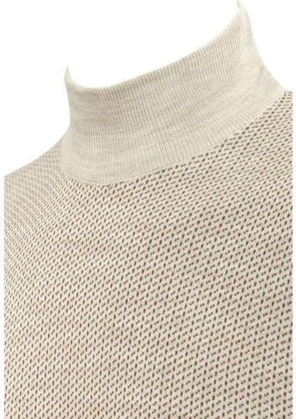 Erkek Yarım Balıkçı Kazak Çelik Örgü Regular Kalıp 5206B BGL-ST04853 fırsatları