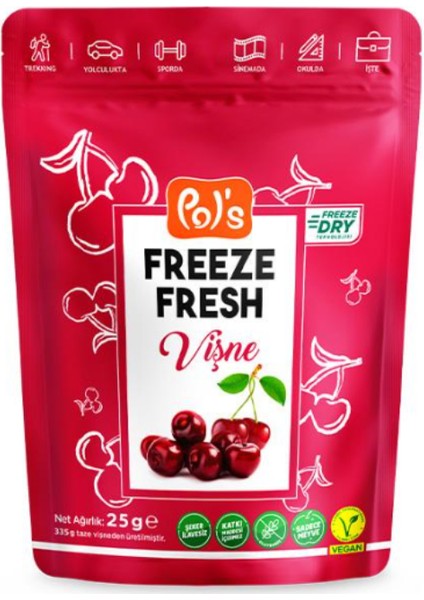 Pol’s Freeze Fresh Vişne 20 gr
