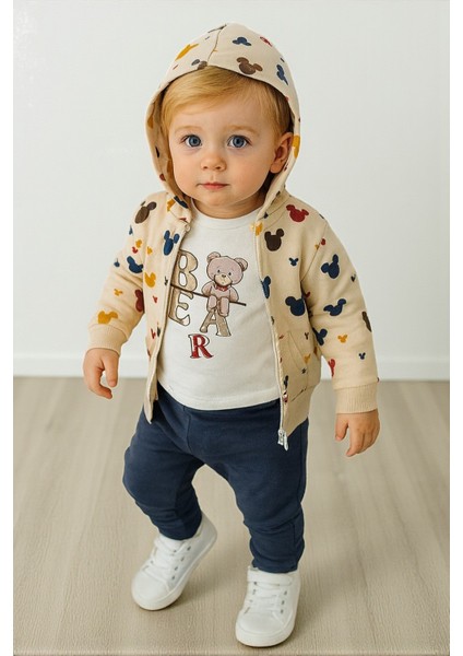 Bear Hırkalı Erkek Bebek Eşofman Takım fiyatları