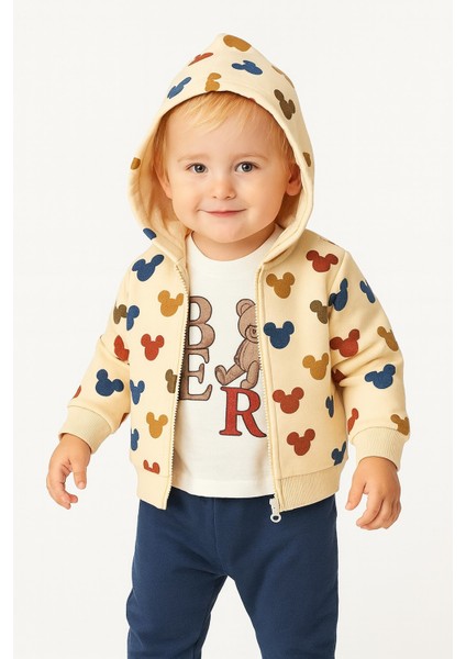 Bear Hırkalı Erkek Bebek Eşofman Takım indirimleri