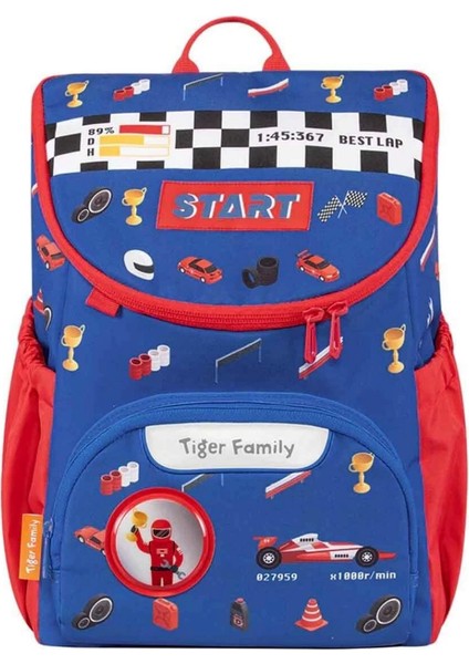 Mavi Kırmızı Anaokulu Çantası
