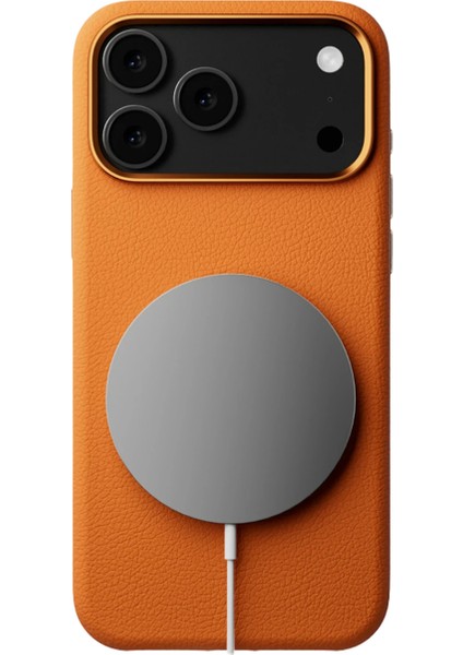 Monocase Iphone 17 Pro Turuncu Magsafe Özellikli Deri Kılıf fırsatları