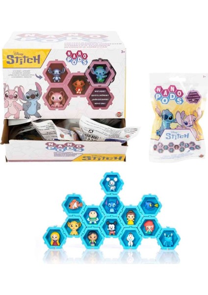 2854 Nessiworld-Wst-Figür Dısney Stıtch Nano Pods Sürpriz Paket Stch 24D