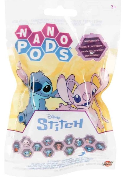 2854 Nessiworld-Wst-Figür Dısney Stıtch Nano Pods Sürpriz Paket Stch 24D fırsatları