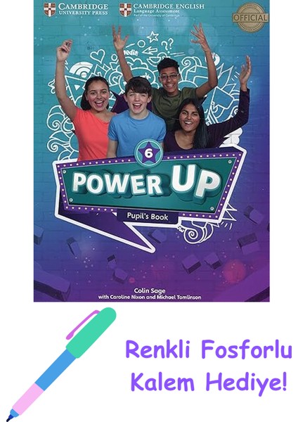 Power Up Level 6 Pupil's Book + Fosforlu Kalem Hediye