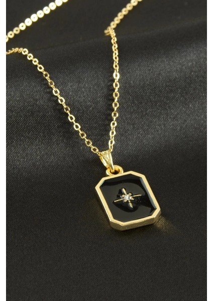 Buğz Yıldız Mineli Kolye