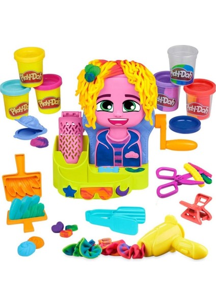 F8807 Play-Doh Renkli Kuaför Salonu+3 Yaş
