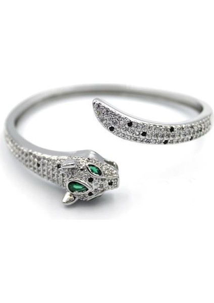 Zirkon Leopar Bilezik - Gümüş fiyatları