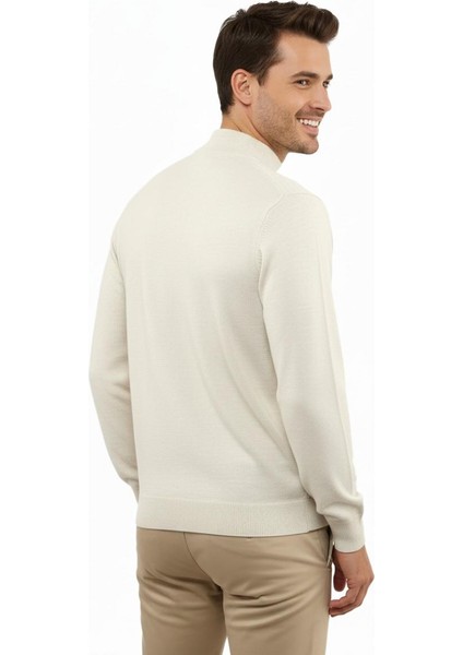 Erkek Yarım Balıkçı Kazak Çelik Örgü Regular Kalıp 5204B BGL-ST04855 fiyatları