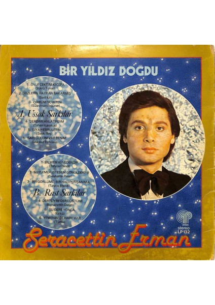 Seracettin Erman - Bir Yıldız Doğuyor Lp Plak (107) fiyatları