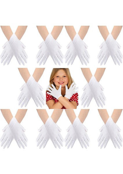 Beyaz Renk Likralı 23 Nisan 29 Ekim 19 Nessiworldıs Gösteri Bando Eldiveni 10 Çift ( 20 Adet ) fiyatları