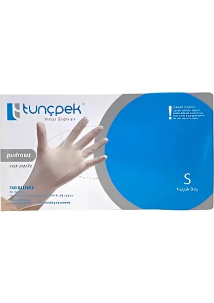 Tunçpek Vinyl Eldiven Pudrasız 100 Adet - S fırsatları