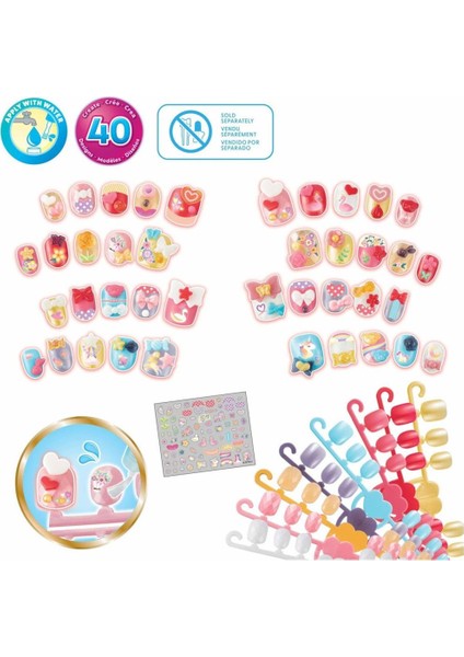 35059 Aquabeads Kalpler ve Kurdeleler - Yedek Tırnak Paketi +4 Yaş