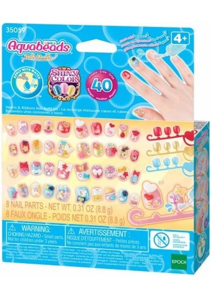 35059 Aquabeads Kalpler ve Kurdeleler - Yedek Tırnak Paketi +4 Yaş indirimleri