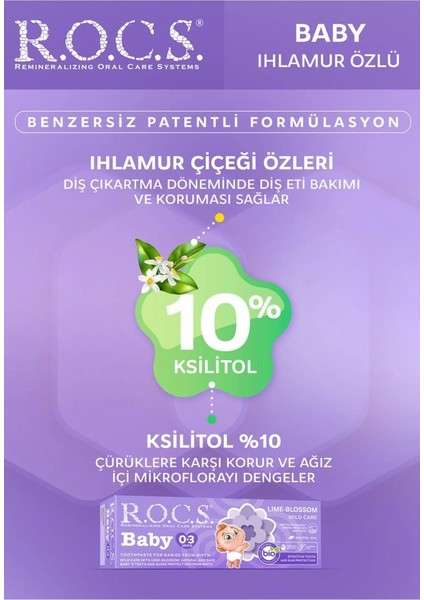 .baby Diş Macunu 35ML 0-3 Yaş Ihlamur indirimleri