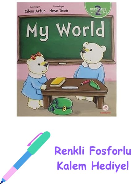 Redhouse Learning Set 2 My World + Fosforlu Kalem Hediye