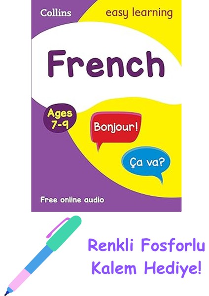 French: Ages 7-9: Ideal For Home Learning + Fosforlu Kalem Hediye