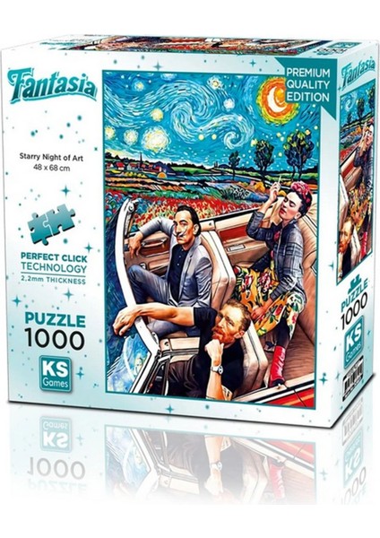 Nessiworld Starry Night Of Art Puzzle 1000 Parça