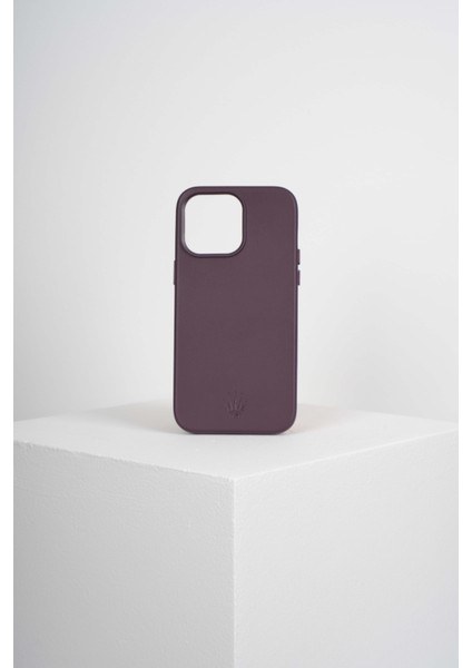 Triton Iphone 15 Pro Max Mor Kılıf Magsafe Özellikli Deri Kılıf modelleri