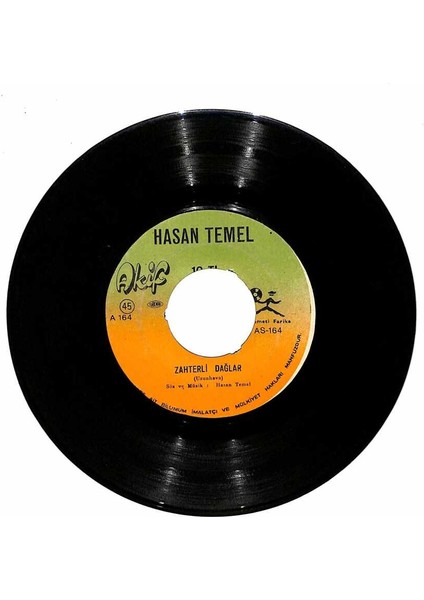 Hasan Temel - Zahterli Dağlar Gelin Eminem Plak 107.5
