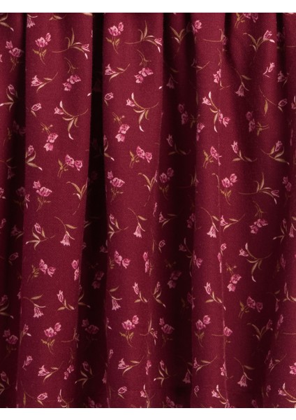 Kız Çocuk Bordo Oversize Sweatshirt Elbise fiyatları