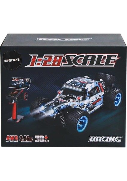 284161 Kumandalı 30 Km Hız Yapan Yarış Arabası 1:28 -Gepettoys fiyatları