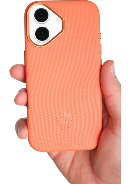 Liora Iphone 16 Turuncu Manyetik Özellikli Kılıf modelleri