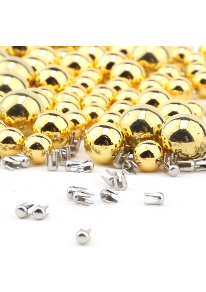 4 mm Deliksiz Çakma Inci Altın 100 Adet Çivisi ile Birlikte fiyatları