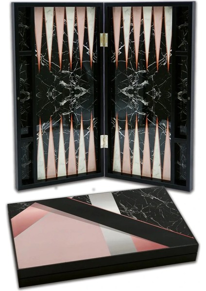 Elegance Glossy Noir Marble Tavla