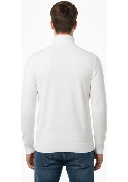 Erkek Yarım Balıkçı Kazak Çelik Örgü Regular Kalıp 4241B BGL-ST04854 indirimleri