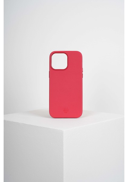 Triton Iphone 15 Pro Max Kırmızı Kılıf Magsafe Özellikli Deri Kılıf modelleri