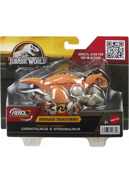 HLP05 Jurassic World Değişim Serisi - Çifte Tehlike Dinozor Figürleri modelleri