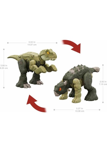 HLP05 Jurassic World Değişim Serisi - Çifte Tehlike Dinozor Figürleri fırsatları