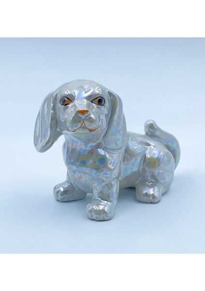 Antika Porselen Köpek Biblo AOB1816