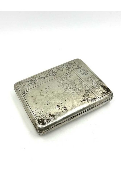 84 Damgalı Kalem Işi Gümüş Tütün Tabakası AOB3821 fırsatları