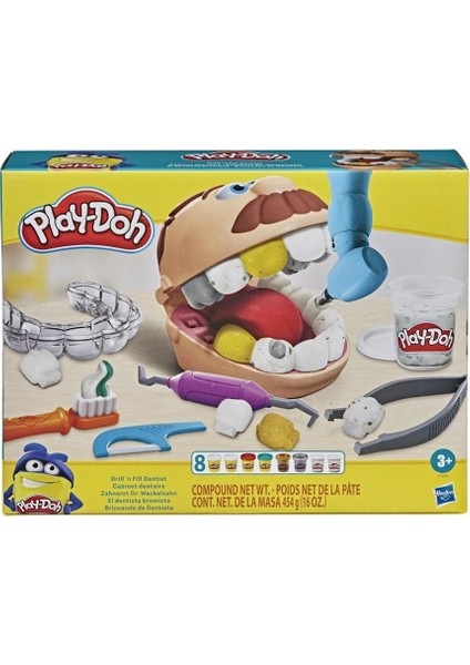 F1259 Play-Doh Dişçi Seti +3 Yaş