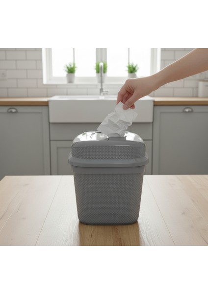 16 Litre Girdap (Yutan) Çöp Kovası – Geniş Hacim, Şık Tasarım, Mutfak, Banyo, Ofis Çöp Kovası fırsatları